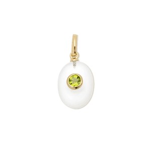 Collana con Ciondolo Quadrato in Zircone con Dodici Pietre Portafortuna Colorate e Catena a Bambù per E-commerce Transfrontaliero - Product Image 5