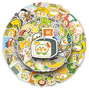 50 Uds gran oferta decoración Kawaii pegatinas personalizadas impresión impermeable Anime Lorilet Bebe pegatina - Product Image 5