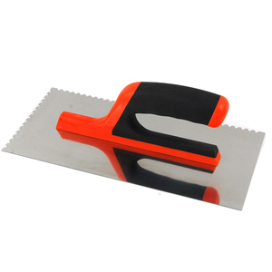 Dareuse — outils à dentier, truelle de plâtre en acier inoxydable avec poignée en plastique, vernis miroir à dents cranté, outils à main de chine 280x120mm - Product Image 2