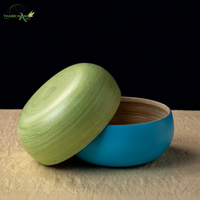 Bol de rangement jetable en bambou, rond, grande capacité, 0,01 kg, écologique, personnalisé, de haute qualité, classique, pour la maison et les fêtes