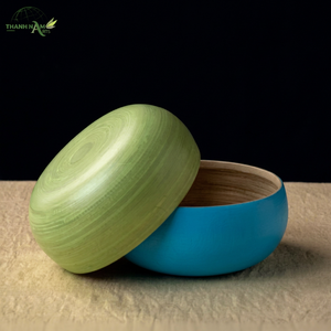 Classic High Quality Customized Eco-Friendly <b>Disposable</b> Bamboo Round Large Capacity 0.01kg Home Party Use Storage Bowl <b>Tableware</b> - Product Image 1