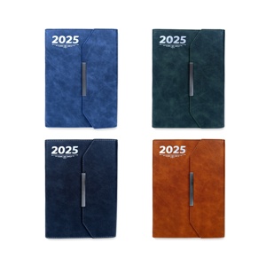 Thấp moq biểu tượng tùy chỉnh Nhật Ký <span class=keywords><strong>2025</strong></span> năm hàng ngày PU bìa cứng chương trình nghị sự máy tính xách tay Tạp Chí kế hoạch - Product Image 2