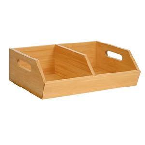 Organizador <span class=keywords><strong>de</strong></span> Cocina, Cesta <span class=keywords><strong>de</strong></span> Almacenamiento <span class=keywords><strong>de</strong></span> Bambú para Papas y Cebollas, para Frutas o Verduras - Product Image 1