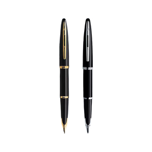 Série <span class=keywords><strong>Waterman</strong></span> Weidiwen Haiyun, design épuré, pointe en métal incrustée d'or 18 carats, <span class=keywords><strong>stylo</strong></span> à encre, boîte cadeau, gravure personnalisée - Product Image 1