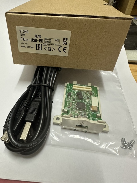 Mitsubishi USB Communication Expansion Board FX3U-USB-BD FX3U Series PLC Increase USB Communication Port Application
