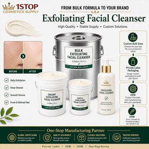 <strong>Green</strong> Mud Seaweed Facial Scrub All Skin Types Brightening Exfoliating Pore <strong>Cleaning</strong> for Adults' Face Private Label Skincare - Product Image 2