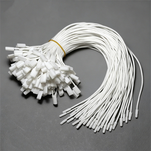 Étiquette volante à bas prix avec ficelle bouchon de cordon en plastique étiquette en plastique étiquette cordon serrure propre étiquette <span class=keywords><strong>corde</strong></span> pour étiquettes - Product Image 1