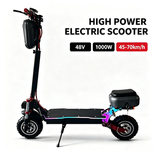 Foldable Adult <b>Scooter</b> 11 Inch Tires Lithium Brushless Motor 70km/h Speed 40-60km Range CE Certified Waterproof - Product Image 6