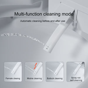 Toilette intelligente à commande à distance, cuvette de toilette avec bidet, inodoro, toilette intelligente, toilette électrique intelligente automatique - Product Image 3