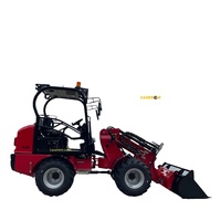 Chargeuse sur pneus télescopique CASEREM TL10 Mini, chargeuse frontale diesel pour travaux de construction