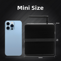 Hystou OEM endüstriyel Mini PC fansız VGA HD çift 2 LAN Ce-Celeron J4125 J6412 8G DDR4 RAM 128G SSD kullanılan