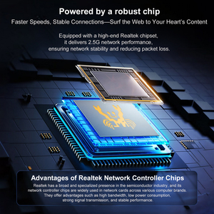 Syong Type-C ไปยังอะแดปเตอร์เครือข่าย2.5GB 3.0 USB เป็น2.5G Ethernet, <span class=keywords><strong>Wake</strong></span>-<span class=keywords><strong>On</strong></span>-<span class=keywords><strong>LAN</strong></span> - Product Image 6