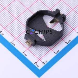 BS-11-B2BA001 Button & Strip Battery Connector SMD Connector Battery Holder CR2032 Phosphor Bronze - Product Image 2