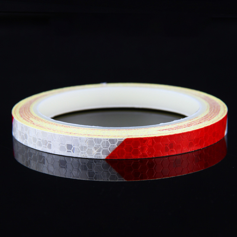 Rouge blanc 1cm * 8m