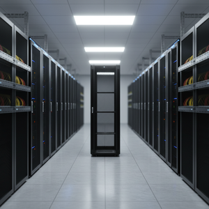 Racks de Servidor Verticales, Gabinete de Red en Línea, Estructura de Acero SPCC, Carga Estática de 800 kg, 18U-47U, Protección IP20, en Stock - Product Image 1