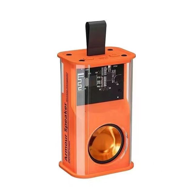 NEW Transparent Mini Wireless Speaker Usb Led Light Smart Music Box Speakers Audio Stereo Sound Portable A36S High Sound
