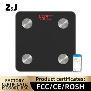 Balanza de grasa corporal de vidrio para baño inteligente para el hogar, productos certificados de fábrica ISO9001 BSCI - Product Image 2