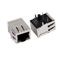 Conector PCB modular Ethernet RJ45 resistente al agua personalizado, conectores hembra personalizados Keystone para conectores Ethernet
