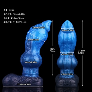 Monster Fantasy Animal Penis Big Knot <b>Dildo</b> with Dog Knots Thick Giant Knotted <b>Dildo</b> for G-spot Adult Sex Toys Men Women - Product Image 2