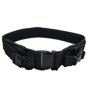High Quality Nylon Tactical Waist Belt <b>for</b> <b>Men</b> Women with Durable Magazine Flashlight <b>Pouch</b> Tool Strap <b>for</b> Outdoor Activities - Product Image 1