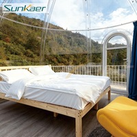 Tente de glamping de luxe imperméable à prix avantageux, maison en dôme écologique, maisons en dôme modernes, dôme géodésique ovale