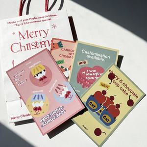 Kleurrijke Afdrukken Custom Logo Ansichtkaarten Cadeau Bruiloft Uitnodigingskaarten Kleine Visitekaartjes Wenskaart Voor Promotie - Product Image 3