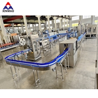 Machine de purification et d'embouteillage d'eau pure minérale entièrement automatique 3-en-1, 10000 BPH, 500 ML, A-Z