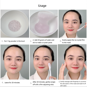 ผงมาส์กหน้าแบบลอกออก โซเดียมไฮยาลูโรเนต ไฮเดรติ้ง ไอซ์คริสตัล เจลลี่ มาส์ก - Product Image 5