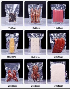 Hermetic Embossed Food Storage Packaging <strong>Bag</strong> Custom Transparent Plastic Textured Vacuum Seal <strong>Bags</strong> for Meat <strong>Vegetables</strong> Fresh Fish - Product Image 4