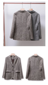¿Audrey Hepburn usa una luz abrigo de lana con estilo francés? Ella tiene un elegante traje de Cachemira - Product Image 2