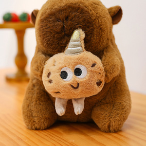 Peluche Capybara Marron, Cadeau Idéal pour la Maison, Convient aux Garçons <span class=keywords><strong>et</strong></span> aux Filles, Peluche Capybara Super Douce, Peluche Capybara Anti-Stress - Product Image 4