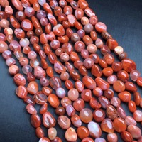 Bracelet naturel en gros de pierres précieuses de guérison de perles de cornaline pour cadeau