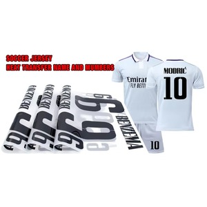 Ensembles de noms et numéros de maillots de football de la Coupe du Monde 2026/27 de la Belgique à thermocoller, transfert thermique sérigraphié, badges pour maillots de football - Product Image 5