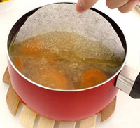 Papier absorbant pour aliments, membrane absorbante pour cuisine, tampons absorbants pour éliminer les graisses, papier absorbant pour soupe, repas frits