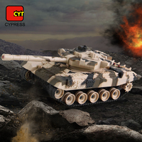 1/32 RC savaş tankı seti 2 uzaktan kumanda batgame oyunu Tank savaş mücadele askeri RC tankları araba oyuncak çocuklar için