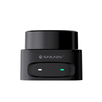 Nouveauté : Lidar de détection d'obstacles laser à balayage 360° noir, protection IP65, portée de fonctionnement 0,05-10m