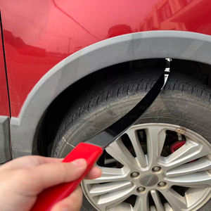 Gancio per Riparazione Ammaccature in Acciaio Inox da 47cm, Leva per Riparazione <span class=keywords><strong>Carrozzeria</strong></span> Auto Spessa 4mm con Custodia Rigida per Ammaccature Lineari Lunghe - Product Image 6