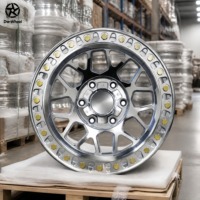 Jantes en alliage forgées polies argentées multi-rayons True Beadlock DW 17 18 19 pouces tout-terrain – Vente en gros directe usine OEM