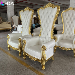 LEDA Artículos para Fiestas y Eventos, Sofá Estilo Palacio Dorado, Sillones para Novios, para Banquetes de Boda en Hoteles - Product Image 2