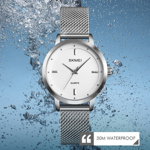 SKMEI 1528 <span class=keywords><strong>Orologio</strong></span> <span class=keywords><strong>da</strong></span> Polso <span class=keywords><strong>da</strong></span> Donna in Acciaio Inossidabile 32mm con Movimento al Quarzo, Lussuoso e Alla Moda - Product Image 3