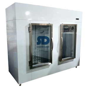 Soardragon 42Cuft Duy Nhất Nhiệt Độ Fan Buộc Điều Khiển Kỹ Thuật Số Cửa Kính Hiển Thị Ice Merchandiser Tủ Đông Trong Nhà Băng Băng - Product Image 6
