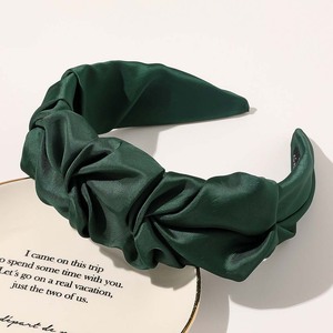 New Style Pleated <strong>Wide</strong>-sided <strong>Headband</strong> Fashion Solid Color <strong>Headband</strong> <strong>for</strong> <strong>Women</strong> Hair Accessories - Product Image 4