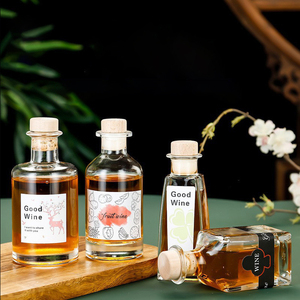 Bán Buôn Rỗng <span class=keywords><strong>100Ml</strong></span> 150Ml 200Ml 250Ml 300Ml Tequila Vodka Glass Rượu Vang Linh Hồn Chai Cho Mini Rượu Gừng Bắn Chai - Product Image 1