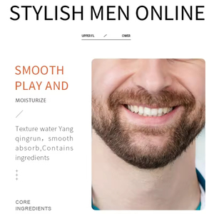 Crema per Barba 30ml OEM Etichetta Privata con Olio di Noce Marocchina, Siero per <span class=keywords><strong>Uomo</strong></span> Rinforzante e Volumizzante per la Radice della Barba - Product Image 4