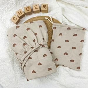 Sábana ajustable de primavera para cuna de bebé, funda extraíble para cambiador de bebé, para tumbona de recién <span class=keywords><strong>nacido</strong></span> y cama biónica - Product Image 6