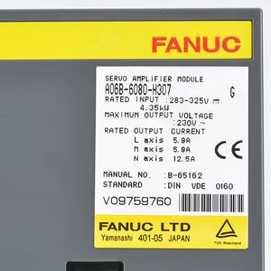 Fanuc-A06B-6080-H301 A06B-6080-H302, A06B-6080-H303, A06B-6080-H304, A06B-6080-H305, A06B-6080-H306, A06B-6080-H307, A06B-6080-H308