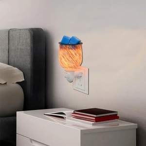 Calentador de Velas Eléctrico de Cerámica y Vidrio para Cera Aromática, Lámpara de <span class=keywords><strong>Aroma</strong></span>, Quemador de Aceite, Navidad - Product Image 2