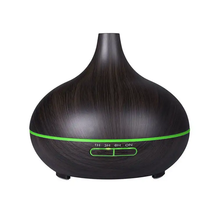 Humidificateur purificateur d'air couleur bois clair brume fraîche diffuseur d'arôme à ultrasons 12 produits innovants d'aromathérapie 24 manuel FCC