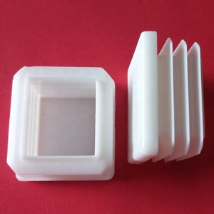 5 bouchons de tuyau en plastique, rond, carré, noir, embouts en plastique - Product Image 6