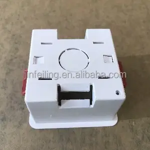 1 gang 35mm 47mm drywall lining box pvc plastic uk british mounting wiring outlet control knockout electrical switch boxes